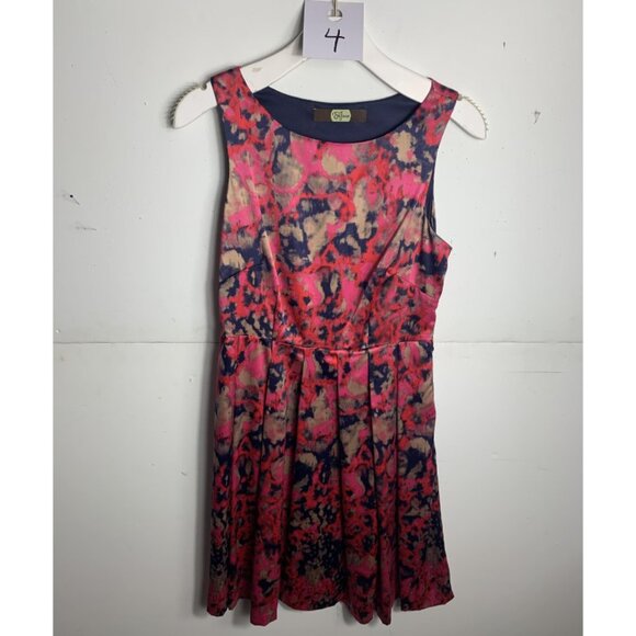 Anthropologie Eva Franco Red Elegant Sleeveless Mini Dress - Picture 1 of 3